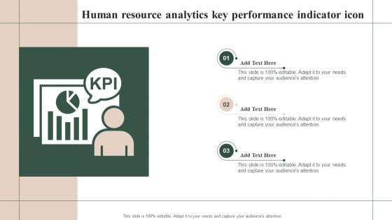 Human Resource Analytics Key Performance Indicator Icon Elements Pdf