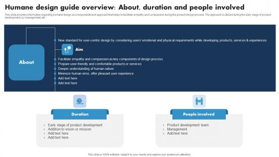 Humane Design Guide Overview About Duration Responsible Tech Guide To Manage Structure Pdf