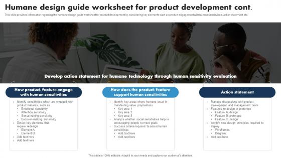 Humane Design Guide Worksheet For Product Responsible Tech Guide To Manage Template Pdf