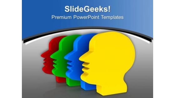Humans Have Different Shades In Personality PowerPoint Templates Ppt Backgrounds For Slides 0613