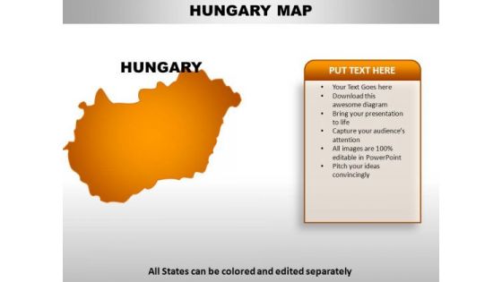 Hungary PowerPoint Maps