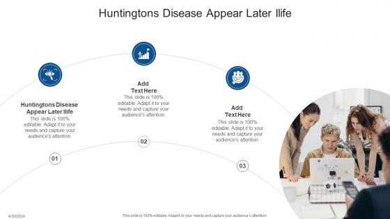 Huntingtons Disease Appear Later Ilife In Powerpoint And Google Slides Cpb