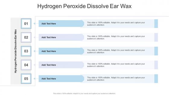 Hydrogen Peroxide Dissolve Ear Wax In Powerpoint And Google Slides Cpb