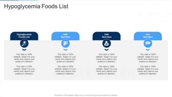 Hypoglycemia Foods List In Powerpoint And Google Slides Cpb