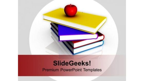 I Love School Books Apple Food Education PowerPoint Templates Ppt Backgrounds For Slides 0113 I Love School Books Apple Food Education PowerPoint Templates Ppt Backgrounds For Slides 0113
