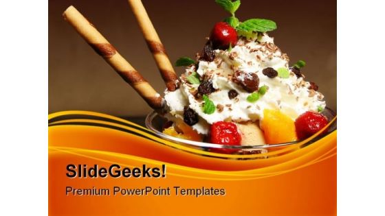 Ice Cream Food PowerPoint Templates And PowerPoint Backgrounds 0311