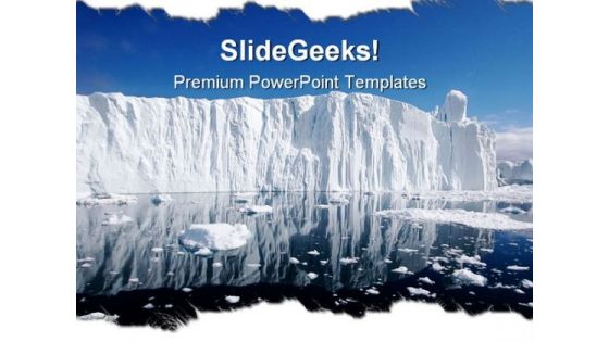 Iceberg Nature PowerPoint Backgrounds And Templates 1210