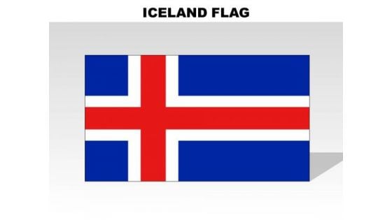 Iceland Country PowerPoint Flags Iceland Country PowerPoint Flags