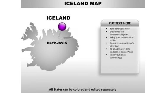 Iceland Country PowerPoint Maps Iceland Country PowerPoint Maps