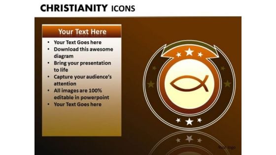 Ichthys Jesus Fish PowerPoint Ppt Packgrounds Ichthys PowerPoint Slides