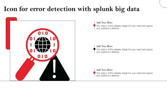 Icon For Error Detection With Splunk Big Data Demonstration Pdf