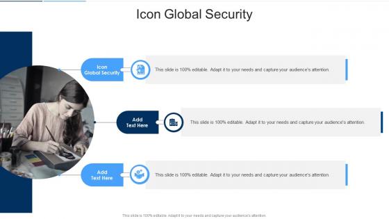 Icon Global Security In Powerpoint And Google Slides Cpb