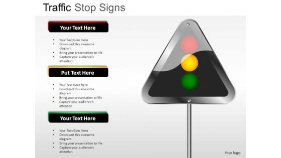 Icon Light Traffic Stop PowerPoint Slides And Ppt Diagram Templates