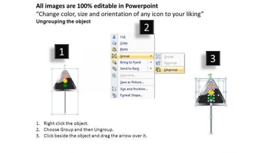 Icon Light Traffic Stop PowerPoint Slides And Ppt Diagram Templates