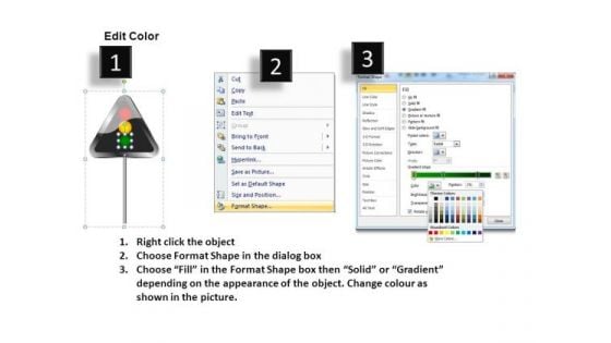 Icon Light Traffic Stop PowerPoint Slides And Ppt Diagram Templates