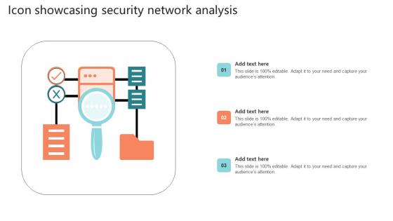 Icon Showcasing Security Network Analysis Structure Pdf