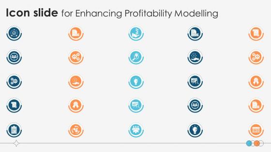 Icon Slide For Enhancing Profitability Modelling Ppt File Diagrams