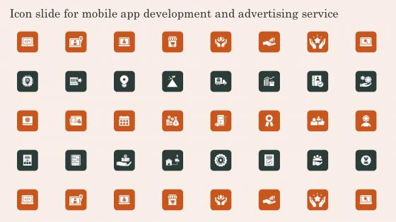 Icon Slide For Mobile App Development And Advertising Service Rules Pdf