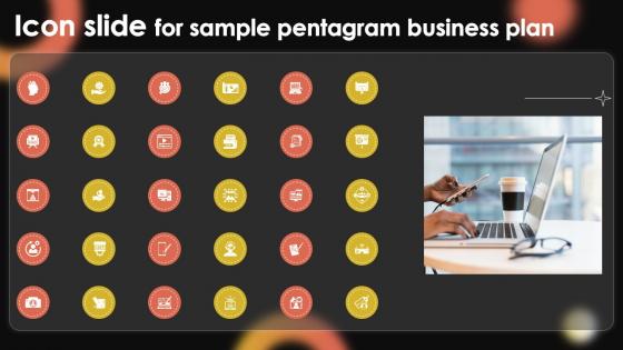 Icon Slide For Sample Pentagram Business Plan PPT Template BP SS V