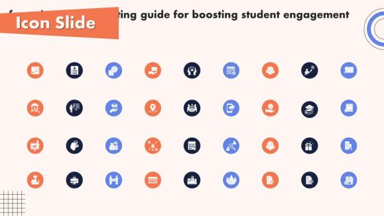 Icon Slide For University Marketing Guide For Boosting Student Engagement Strategy SS V