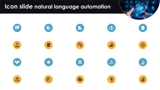 Icon Slide Natural Language Automation Ppt Powerpoint Infomation