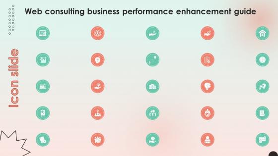 Icon Slide Web Consulting Business Performance Enhancement Guide