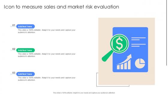 Icon To Measure Sales And Market Risk Evaluation Information Pdf