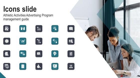 Icons Slide Athletic Activities Advertising Program Management Guide Template Pdf