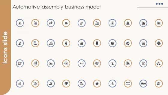 Icons Slide Automotive Assembly Business Model BMC SS V