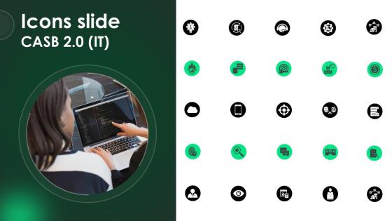 Icons Slide CASB 2 0 IT Ppt Diagram Graph Charts