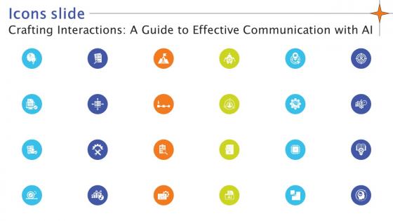 Icons Slide Crafting Interactions A Guide To Effective Communication With AI SS V