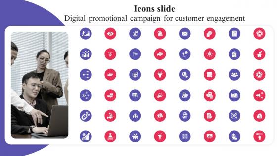 Icons Slide Digital Promotional Campaign Digital Promotional Campaign Designs Pdf