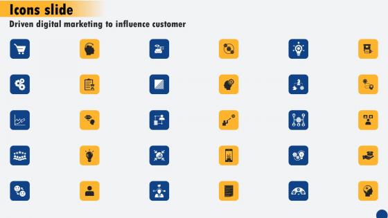 Icons Slide Driven Digital Marketing To Influence Customer Download Pdf