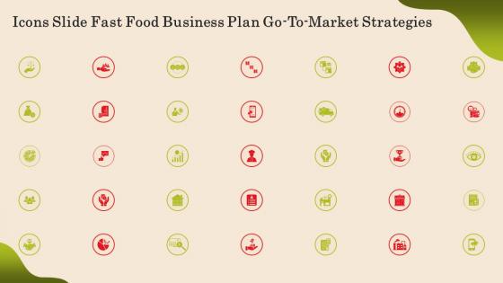 Icons Slide Fast Food Business Plan Go To Market Fast Food Business Plan Designs Pdf