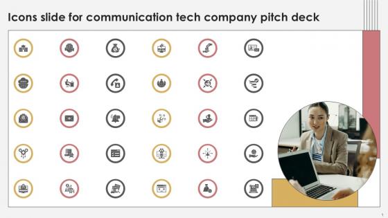 Icons Slide For Communication Tech Company Pitch Deck PPT PowerPoint