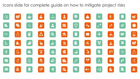 Icons Slide For Complete Guide On How To Mitigate Project Risks Portrait Pdf