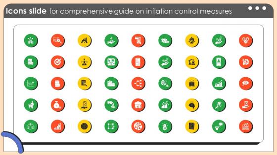 Icons Slide For Comprehensive Guide On Inflation Control Measures CM SS V