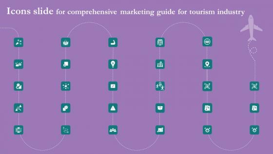 Icons Slide For Comprehensive Marketing Guide For Tourism Industry Diagrams Pdf