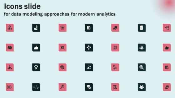 Icons Slide For Data Modeling Approaches For Modern Analytics Microsoft Pdf