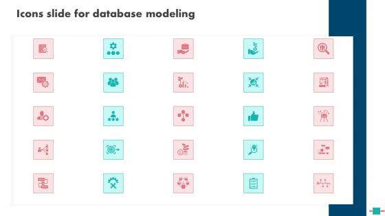 Icons Slide For Database Modeling Professional Pdf