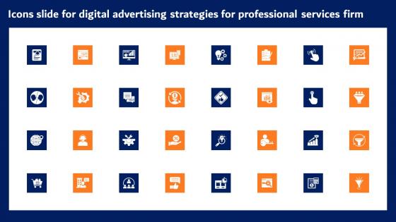 Icons Slide For Digital Advertising Strategies For Professional Services Firm Template Pdf