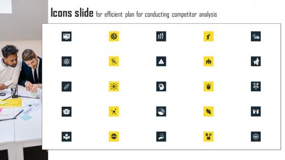 Icons Slide For Efficient Plan For Conducting Competitor Analysis Introduction Pdf