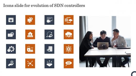 Icons Slide For Evolution Of SDN Controllers Topics Pdf