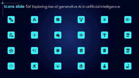 Icons Slide For Exploring Rise Of Generative AI In Artificial Intelligence Sample Pdf