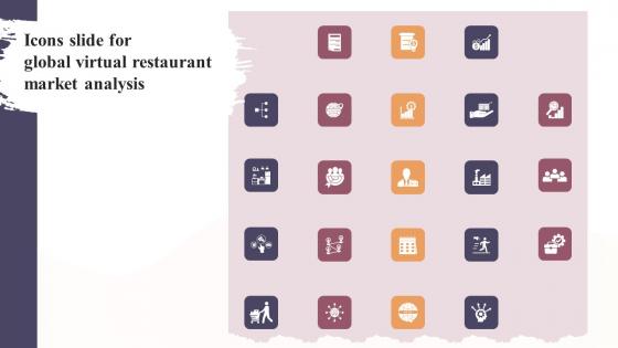 Icons Slide For Global Virtual Restaurant Market Analysis Structure Pdf