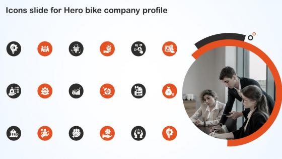 Icons Slide For Hero Bike Company Profile CP SS V