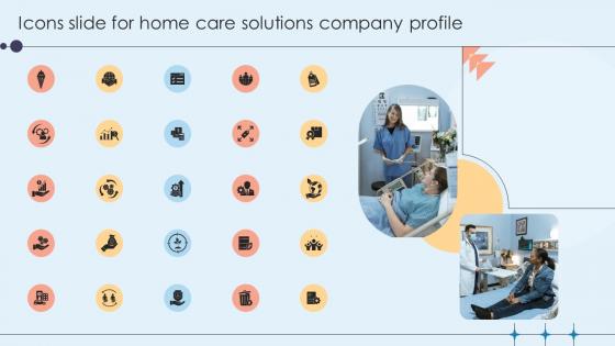 Icons Slide For Home Care Solutions Company Profile CP SS V