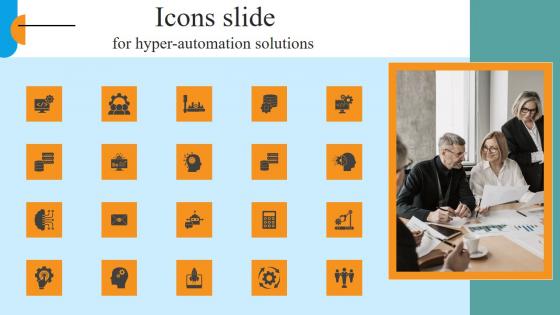 Icons Slide For Hyper Automation Solutions Inspiration Pdf