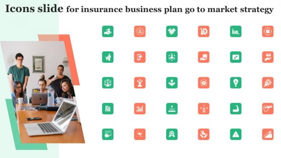 Icons Slide For Insurance Business Plan Go To Market Strategy Diagrams Pdf