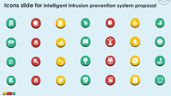 Icons Slide For Intelligent Intrusion Prevention System Proposal Ppt Template